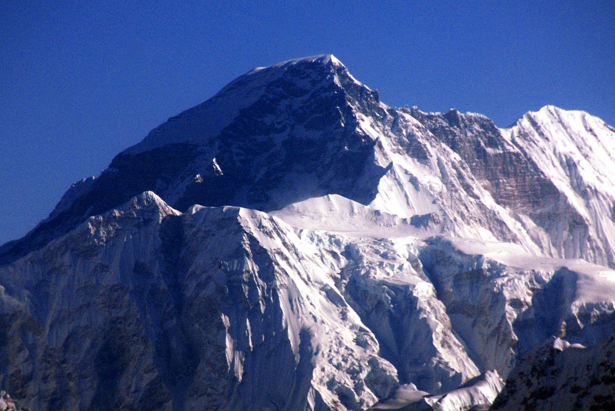 Kathmandu Mountain Flight 07-2 Cho Oyu West And South Faces Close Up Here is a close up of the west and south faces of Cho Oyu (8210m) from the Kathmandu Mountain Flight.